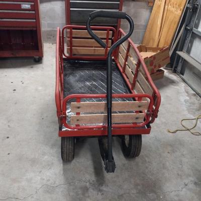 Garden Cart with 16" Turning Radius - Bed Size: 21½" x 39½" x 12"