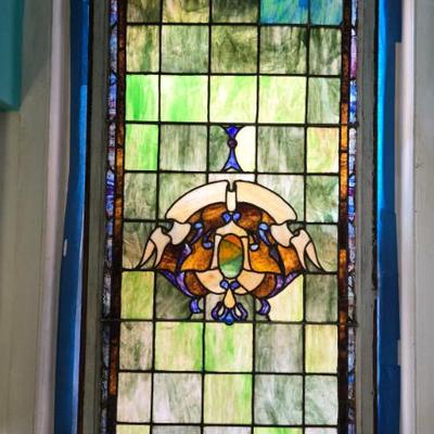 Large stained glass