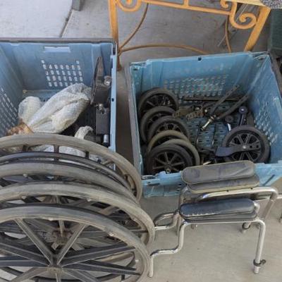 Wheechair parts - MUST TAKE ALL for one price