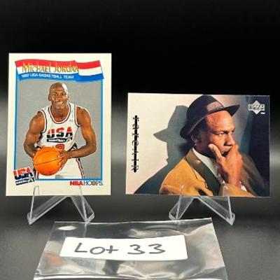 Sale Photo Thumbnail #34: (4) Michael Jordan Basketball Cards Chicago Bulls
