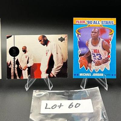 Sale Photo Thumbnail #61: (4) Michael Jordan Basketball Cards Chicago Bulls