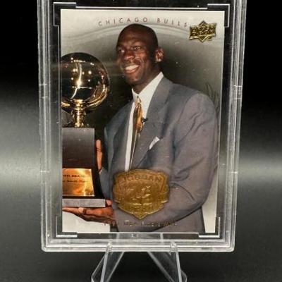 Sale Photo Thumbnail #22: Michael Jordan Graded Basketball Card - PSA 9 MINT
