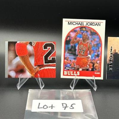 Sale Photo Thumbnail #76: (4) Michael Jordan Basketball Cards Chicago Bulls