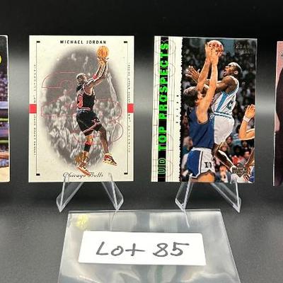 Sale Photo Thumbnail #86: (4) Michael Jordan Basketball Cards Chicago Bulls