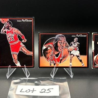Sale Photo Thumbnail #26: (4) Michael Jordan Basketball Cards Chicago Bulls
