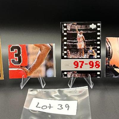 Sale Photo Thumbnail #40: (4) Michael Jordan Basketball Cards Chicago Bulls
