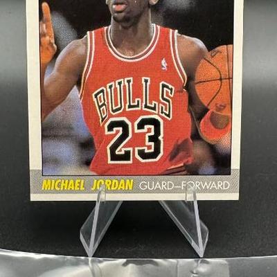 Sale Photo Thumbnail #107: 1987 Fleer #59 Michael Jordan Second Year Chicago Bulls
