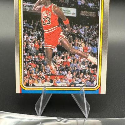 Sale Photo Thumbnail #105: 1988-89 Michael Jordan Fleer All Star #120 Chicago Bulls
