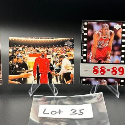 Sale Photo Thumbnail #36: (4) Michael Jordan Basketball Cards Chicago Bulls
