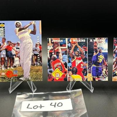 Sale Photo Thumbnail #41: (4) Michael Jordan Basketball Cards Chicago Bulls
