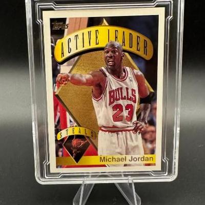 Sale Photo Thumbnail #103: Michael Jordan Graded Basketball Card - GEM MINT 10

