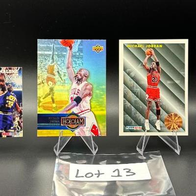 Sale Photo Thumbnail #14: (4) Michael Jordan Basketball Cards Chicago Bulls

