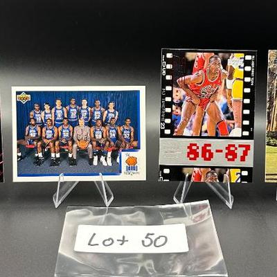 Sale Photo Thumbnail #51: (4) Michael Jordan Basketball Cards Chicago Bulls
