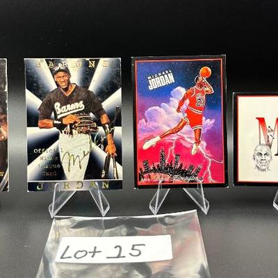 Sale Photo Thumbnail #16: (4) Michael Jordan Basketball Cards Chicago Bulls
