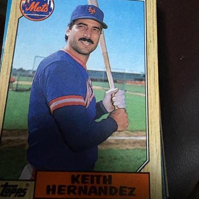 Bag of baseball card