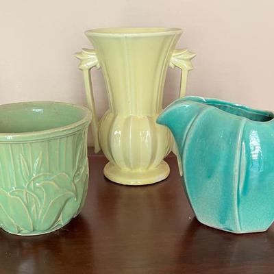 3 McCoy Pottery Pieces