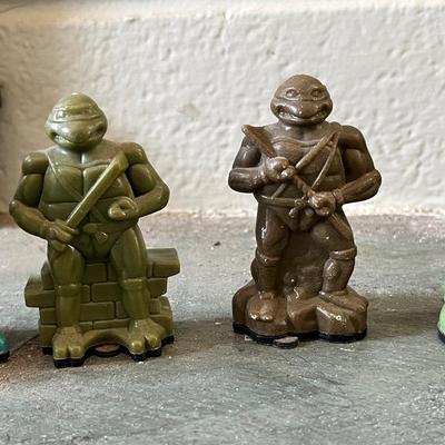 1990s Teenage Mutant Ninja Turtles Figurines Lot