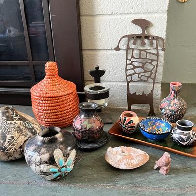 Southwest & Native American Inspired Pottery & Décor Assortment