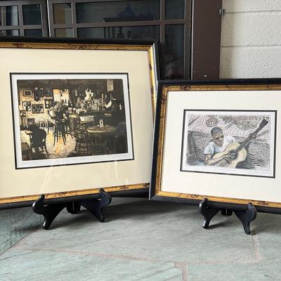 2 Framed & Signed Prints