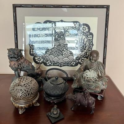 Asian Style Iron Decor