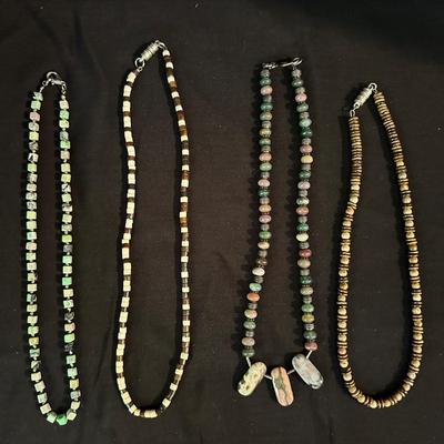 Beaded Necklaces – Natural Stone Variety