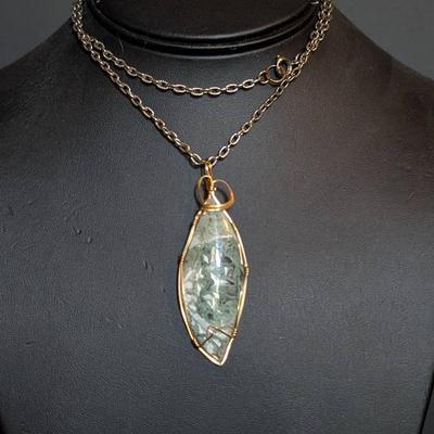 Horse Canyon Agate Pendant