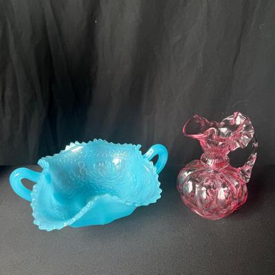 Vintage Fenton Pair 