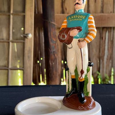 Antique Ceramic Bourbon Statue  