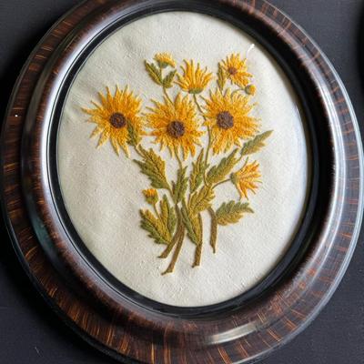Sunflower Embroidery 