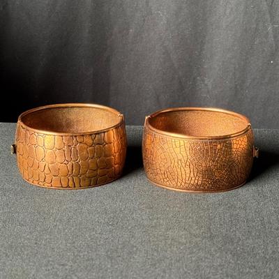 Chunky Copper Bracelets 