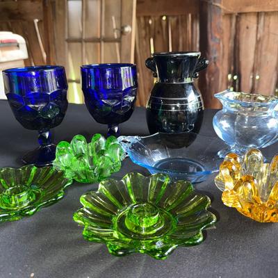 Different Colored Glass 