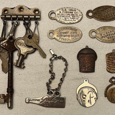 Antique Advertising Key Fobs And Keys,  #2