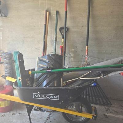 Yard Tools, Vulcan Wheelbarrow  And More