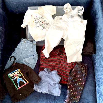 Large Collection of American Girl Doll Clothing 