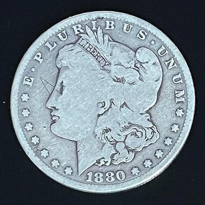 1880-O Morgan Silver Dollar