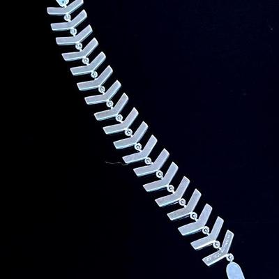 Sterling Silver Fishbone Bracelet 