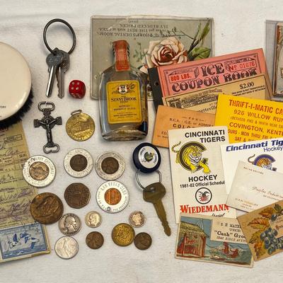 Junk Drawer Finds, Silver Coins, Advertising & More