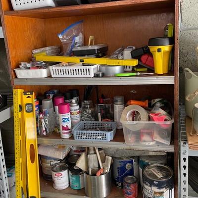 Garage Cleanout  #1 With Tools, Painting Supplies And More