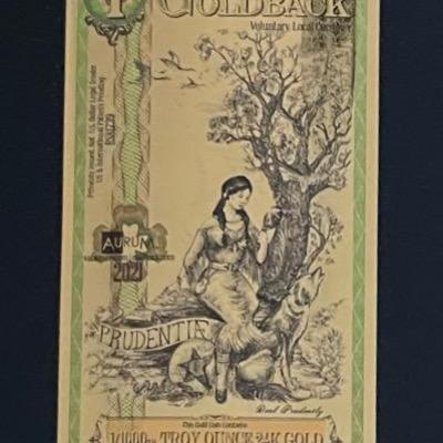 Utah Goldback 1/200 Troy Ounce 24K Gold