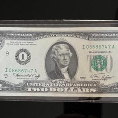 Series 1976 U.S. $5 Federal Reserve Note Green Seal