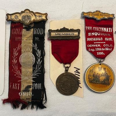 Collection Of Antique & Vintage Historical Badges & Pins #2