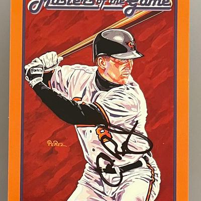 1993 Autographed Donruss Cal Ripken Jr. Jumbo Baseball Card