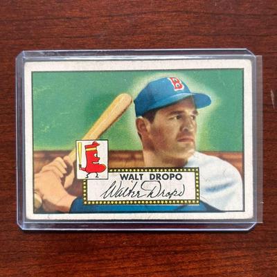 1952 Topps Baseball Card.  Walt Dropo - Boston Red Sox #235