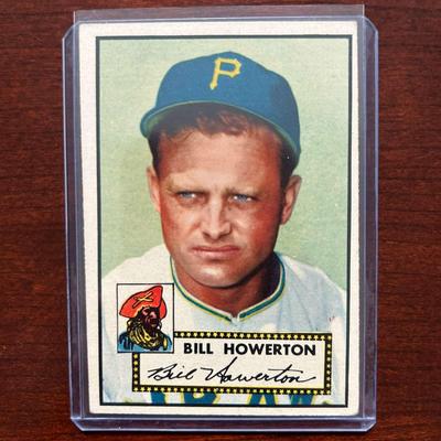 1952 Topps Baseball Card. Bill Howerton - Pittsburgh Pirates #167