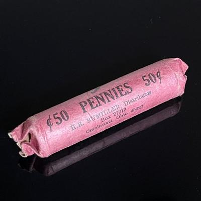 Roll of Wheat Pennies Most D Mint 