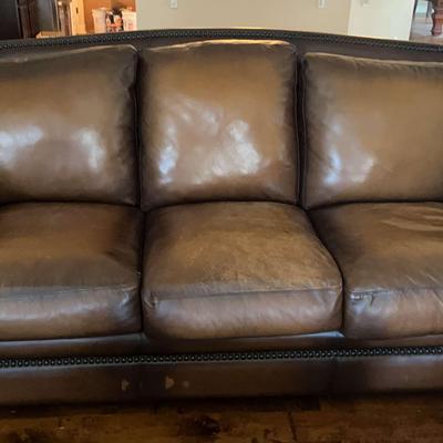 Leather-Like Sofa from Havertys 