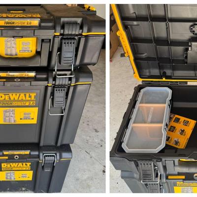 DeWalt ToughSystem 2.0 Stackable Storage – Heavy-Duty Rolling Toolboxes