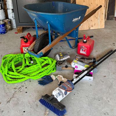 Jackson Wheelbarrow, Gas Cans, Pro-Grade Painting Supplies & More