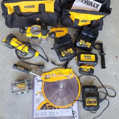 DeWalt Power Tools with Accessories 
