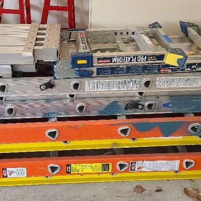 Two Werner 9' Ladders